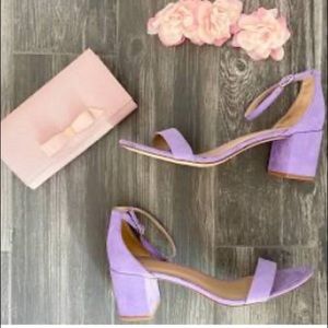 SALE‼️ Pastel Purple 2in Heels with Ankle Buckle